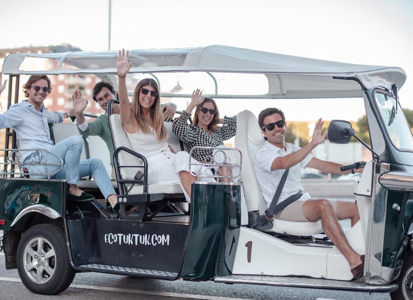 Madrid: Privat byrundtur i øko-tuk-tuk