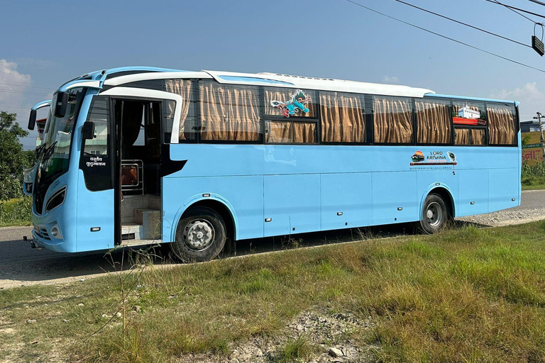 Kathmandu: VIP Bus Ticket to Lumbini by Lord Krishna BusLumbini Kathmandu VIP Sofa Bus AC Luxury