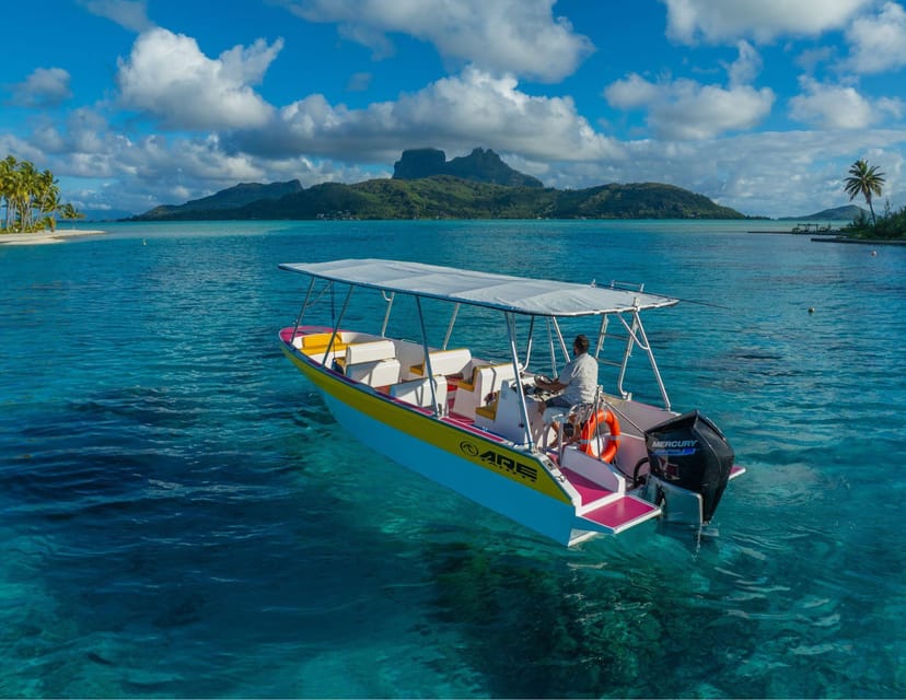 Bora-Bora : découverte du lagon avec snorkeling et baignade