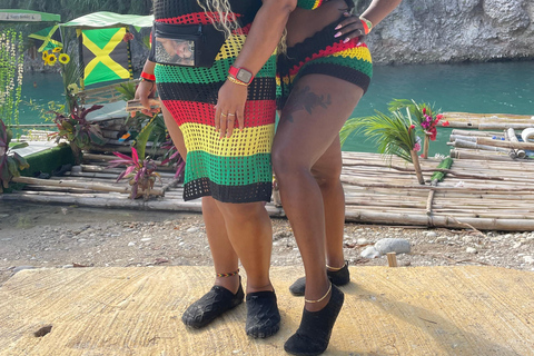 Montego Bay: Lethe River Rafting with Limestone Massage Customized bamboo rafting+Lime stone massage