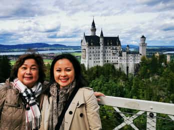 München: Neuschwanstein med buss, alpin cykeltur och bad