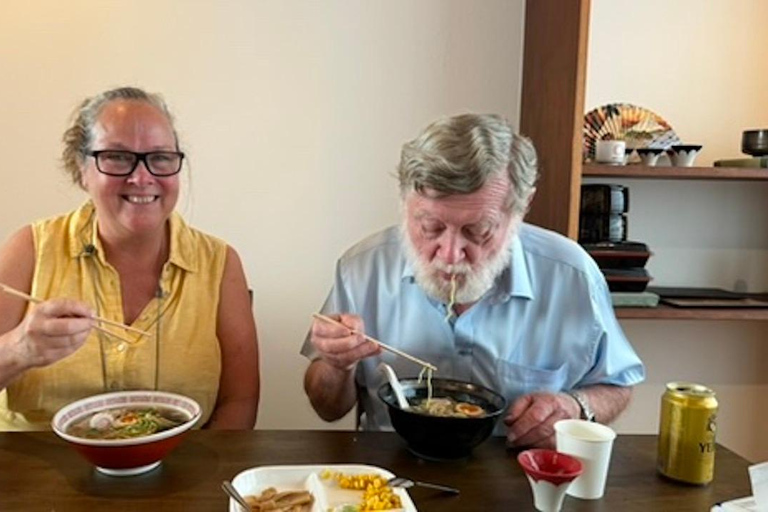 Tokyo: Sushi och Ramen Sushi och Ramen matlagning i Tsukiji! Två i en klass!