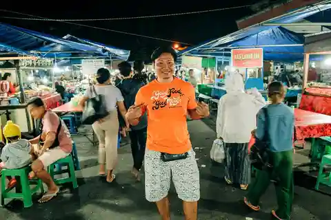 Passeio gastronômico em Bali: Experiência culinária autêntica no mercado noturno