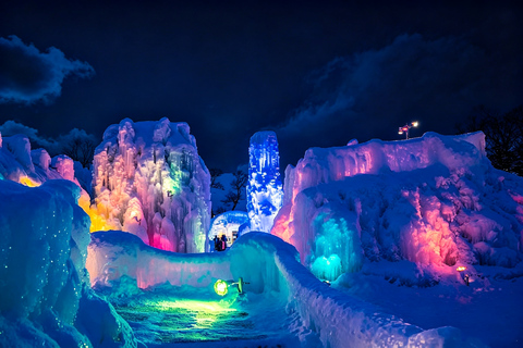 Sapporo: Lake Shikotsu Ice Festival, Noboribetsu & Lake Toya Private Sightseeing Tours