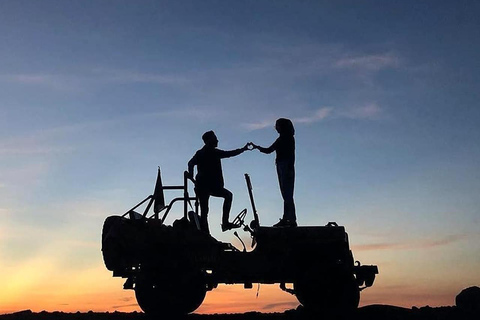 Mount Merapi Jeep Sunset & Lava Flow Night Tour with Pickup