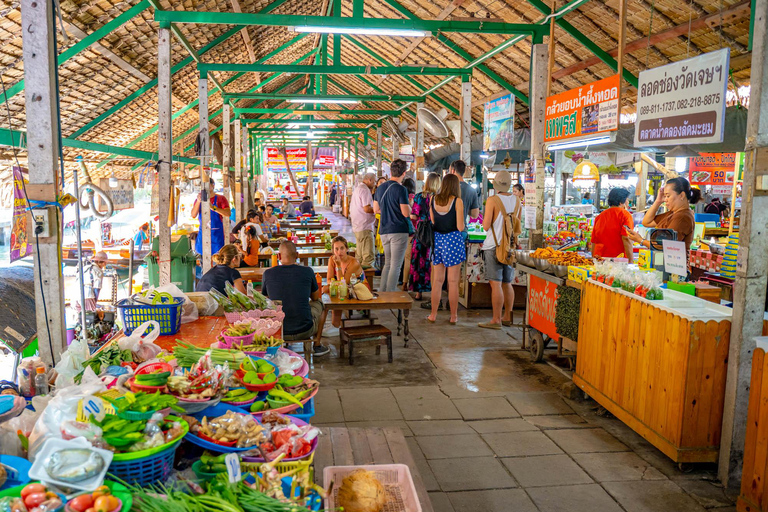 Desde Bangkok: Amphawa Floating Markets y Firefly Boat TourTour en grupo pequeño con punto de encuentro