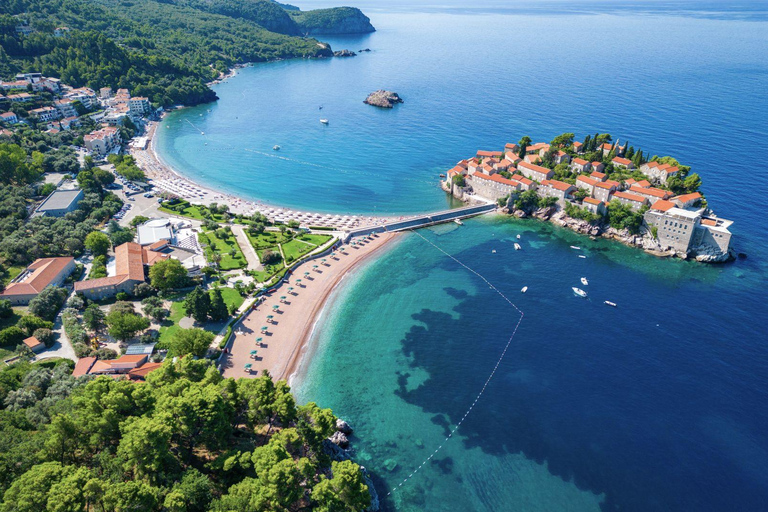 From Tirana, Durrës, or Shkodër: Montenegro Coast Day Trip Tirana: Montenegro Day Tour, Budva & S.Stefan