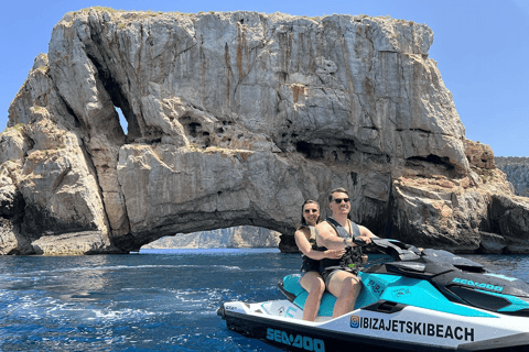 Ibiza: noleggio moto d'acqua di 20 minuti senza patente Cala Bassa IbizaIbiza: noleggio moto d'acqua per 20 minuti senza patente