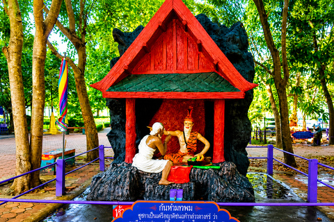 Bangkok: Giant Buddha & Ayutthaya Afterlife Tour Round Trip Transportation & Guide