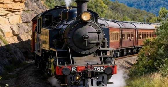 Sydney: Blue Mountains Steam Train Mercedes Sprinter Tour