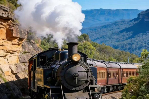 Sydney: Blue Mountains Steam Train Mercedes Sprinter Tour