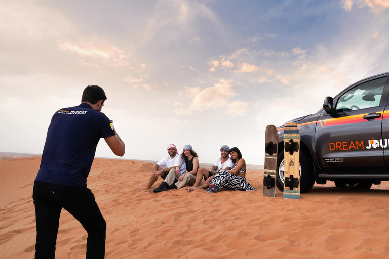 Dubai Desert Journey: Red Dune Safari w/ BBQ in Bedouin CampPremium Desert Journey