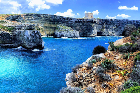 Malta: 9 Bays Cruise with Traditional Ftira and Transport