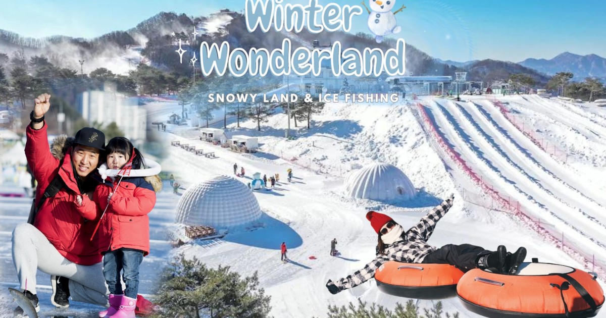 Seoul: Vivaldi Park - Schneeland & Eisangelfestival | GetYourGuide