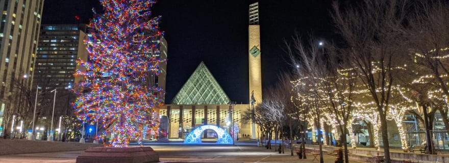 Edmonton : visite privée à pied sur le thème de Noël