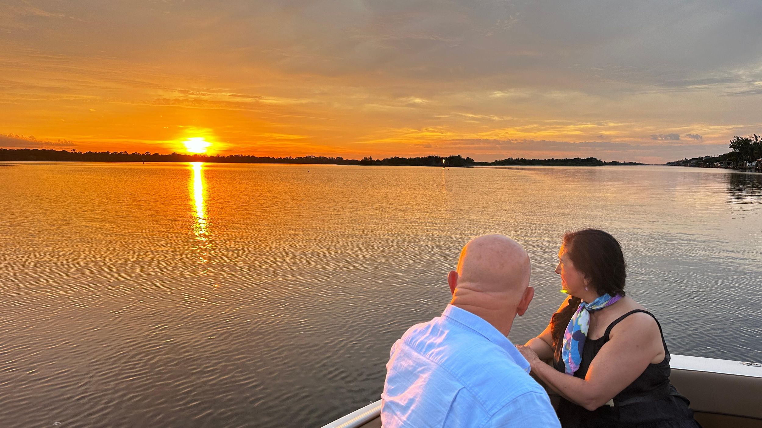 Daytona Beach: Champagner-Sonnenuntergangs-Kreuzfahrt in kleiner Gruppe