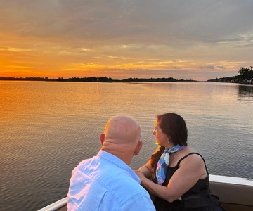Daytona Beach: Champagne Sunset Cruise met een kleine groep