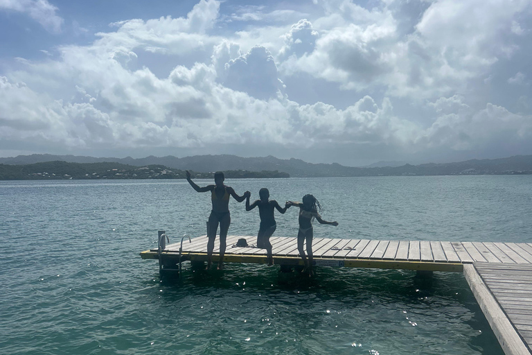 Martinique: Fonds Blancs, Iguanas, and Islets in a Small Group Martinique: White Bottoms, Iguanas, and Islets in a Small Group