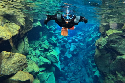 Faille de Silfra : snorkeling avec photos sous-marines