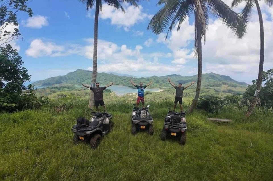 Taha'a : aventure-safari guidée en quad dans les montagnes