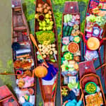 Bangkok: mercato galleggiante e mercato del treno