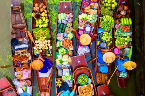 De Bangkok: Mercado Flutuante e Mercado Ferroviário 28 idiomas