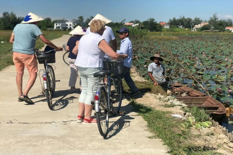 Hoi An/Da Nang: Excursión en bicicleta por pueblos rurales y barco cestaServicio de recogida y regreso en el centro de Da Nang