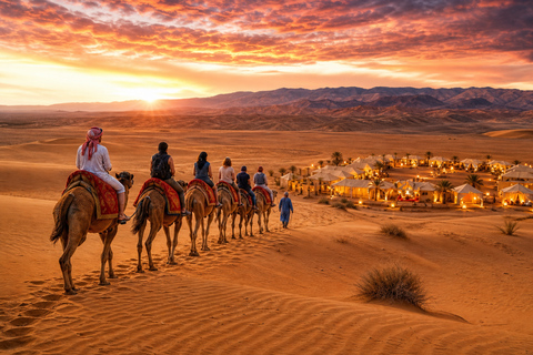 Marrakech: 3-Day Merzouga Sahara Desert Tour & Luxury Camp Option 3 — Premium Desert Experience
