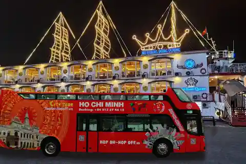 HoChiMinh-Stadt: 1Runde Bustour -Abendessen auf der Kreuzfahrt von AnhViet