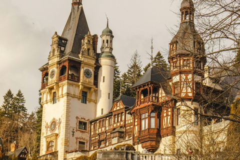 3 Castles from Bucharest: Wednesday, Peles & Dracula Castles MINIVAN Bucharest: Wednesday, Peles & Dracula Castles Tour