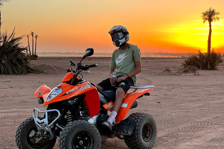 Quad al tramonto a Marrakech