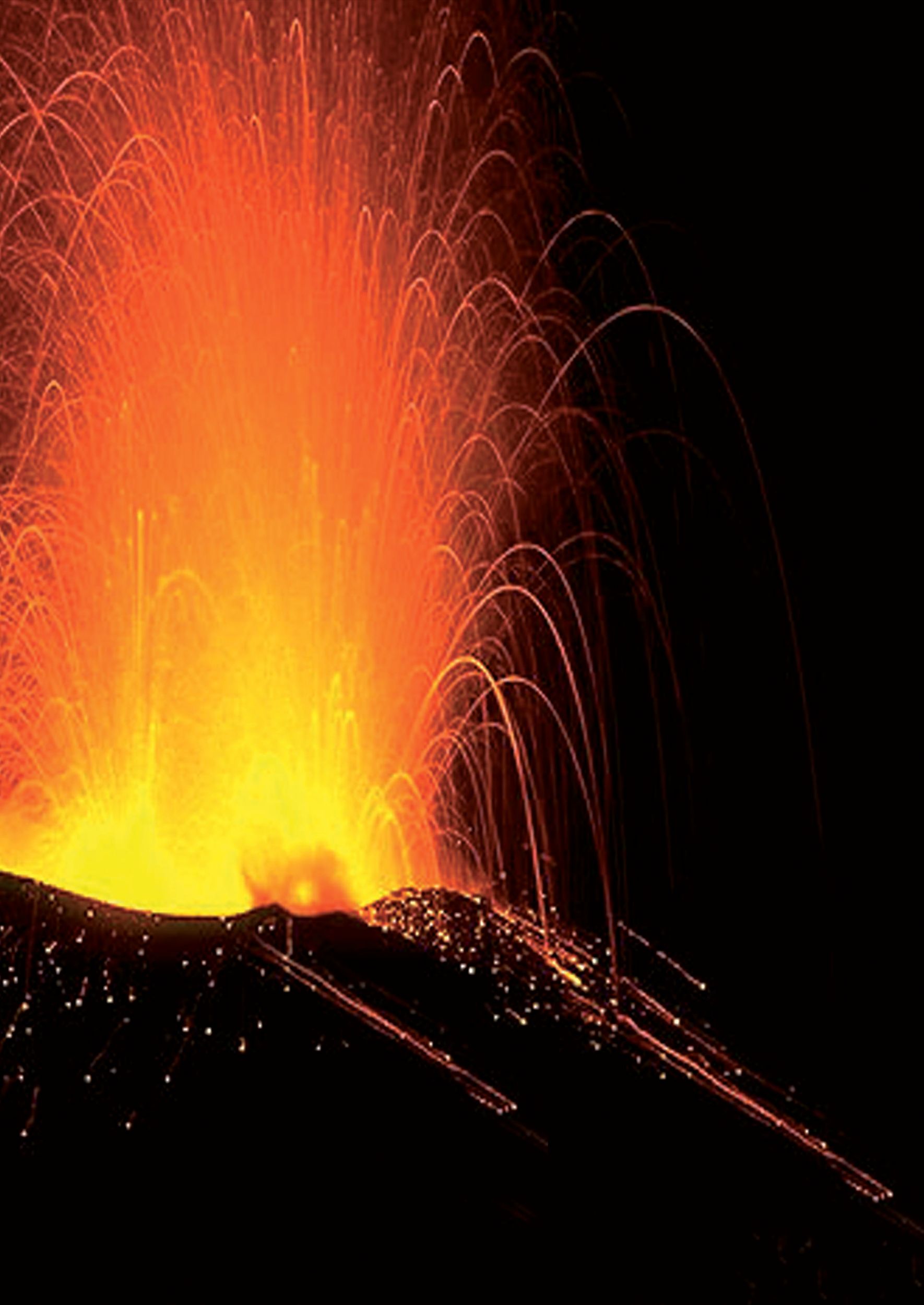 Ab Tropea: Stromboli bei Nacht