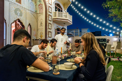 迪拜：5 道菜的地下餐饮体验（晚餐俱乐部）迪拜：秘密地点的 5 道菜餐点