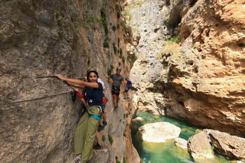 Madrid: Via Ferrata Avontuur met Vervoer
