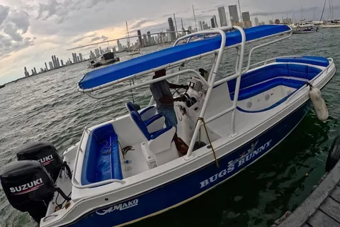 Carthagène : Excursion VIP dans les îles Rosario en bateau sportif de luxe