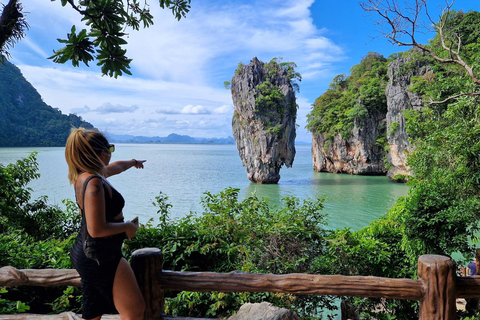 Phang Nga: Barco privado de cauda longa para James Bond e Koh PanyiPhang Nga: Barco particular de cauda longa para James Bond e Koh Panyi
