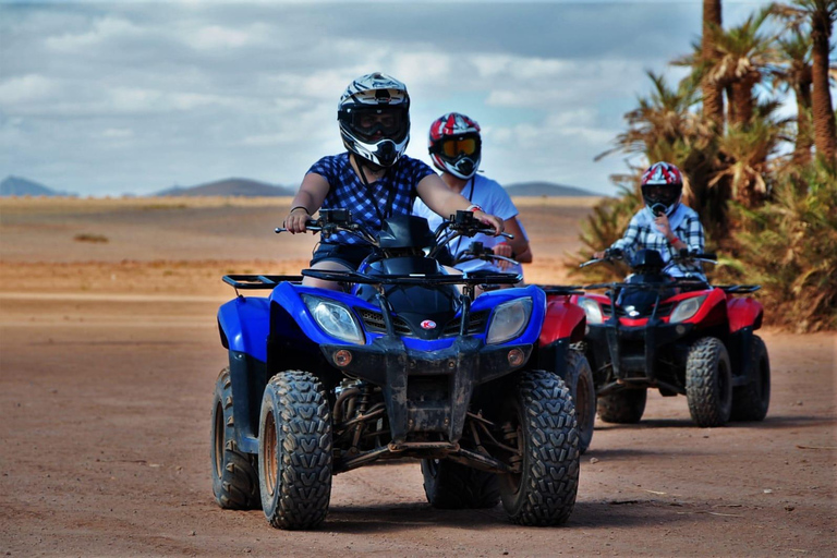 De Marrakech: Passeio de quadriciclo em Palm Grove com chá de menta