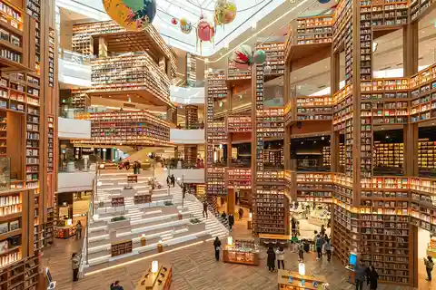 Visite de la forteresse de Hwaseong, de la grotte de Gwangmyeong et de la bibliothèque de Starfield