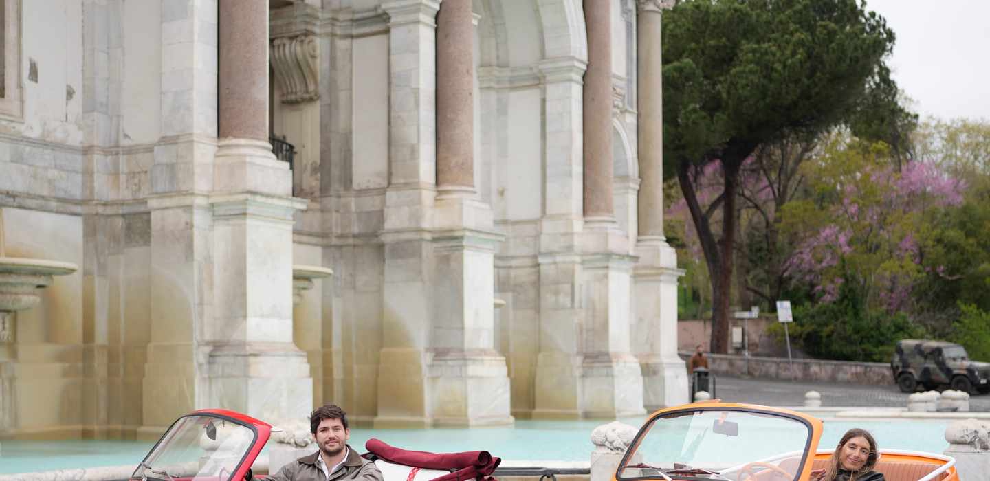 Rom: Tour im Fiat 500 Cabrio mit Fotos Rom: Tour im Fiat 500 Cabrio mit Fotos