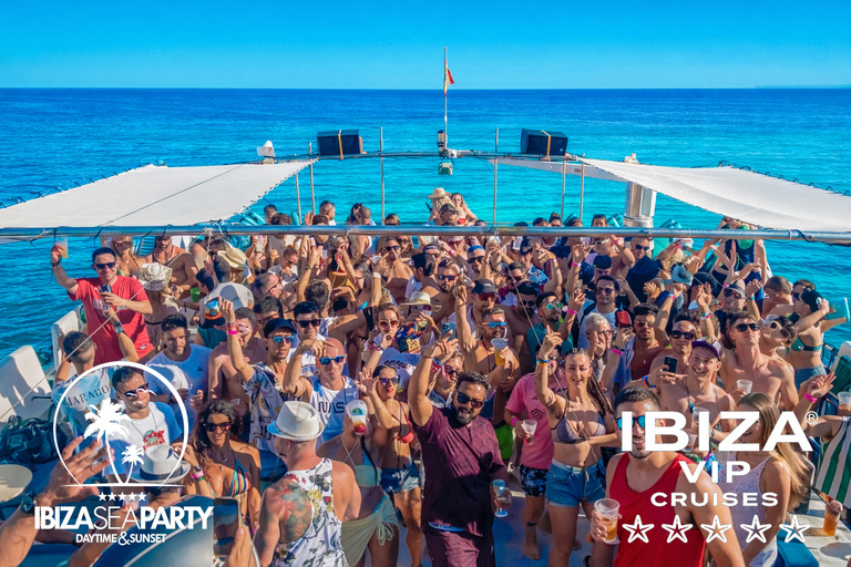 Ibiza: VIP Catamaran Party with DJ, Open Bar, Paella, and Nightclubs STANDARD TICKET