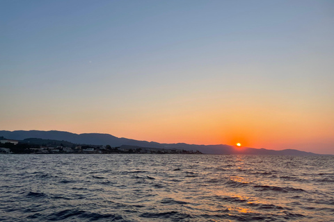 Zakynthos: Myzithres & Caves Private Romantic Sunset Cruise