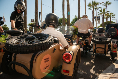 Private Experience & Champagne in a Sidecar from Nice to Monaco Sidecar ride & champagne along the French Riviera (Nice - Monaco)