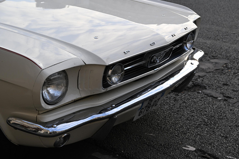 Paris: Vintage Mustang Tour & Local Guide with Hotel Pickup Paris Highlights | 1-Hour Mustang Express Tour