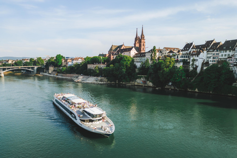 Basel: Panorama Sightseeing Cruise on the Rhine (75 min.)