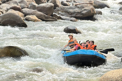 Chiang Mai Adventure: Rafting, ATV & Elephants Experience. Bamboo rafting (4km.) & 1 hrs. ATV.