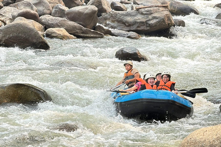 Chiang Mai Adventure: Rafting, ATV & Elephants Experience. Bamboo rafting (4km.) & 1 hrs. ATV.