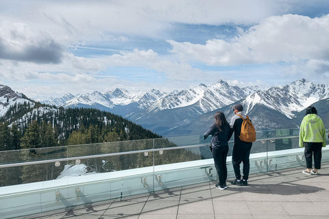 Banff Winter Tour with Dinner and Nightrise at Banff Gondola