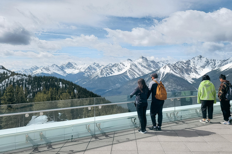 Banff Winter Tour with Dinner and Nightrise at Banff Gondola