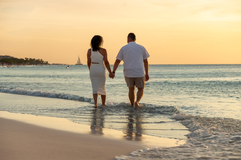 阿鲁巴：海滩情侣摄影阿鲁巴：情侣海滩摄影