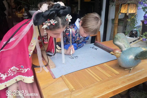 Shanghai Calligraphy Workshop & Tour in Qibao Ancient Town